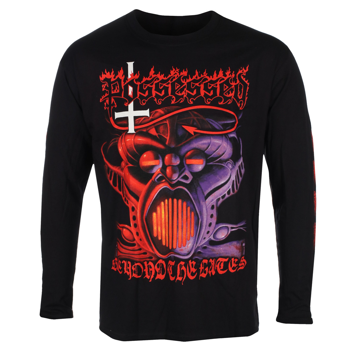POSSESSED long sleeve t-shirt - BEYOND THE GATES - PLASTIC HEAD