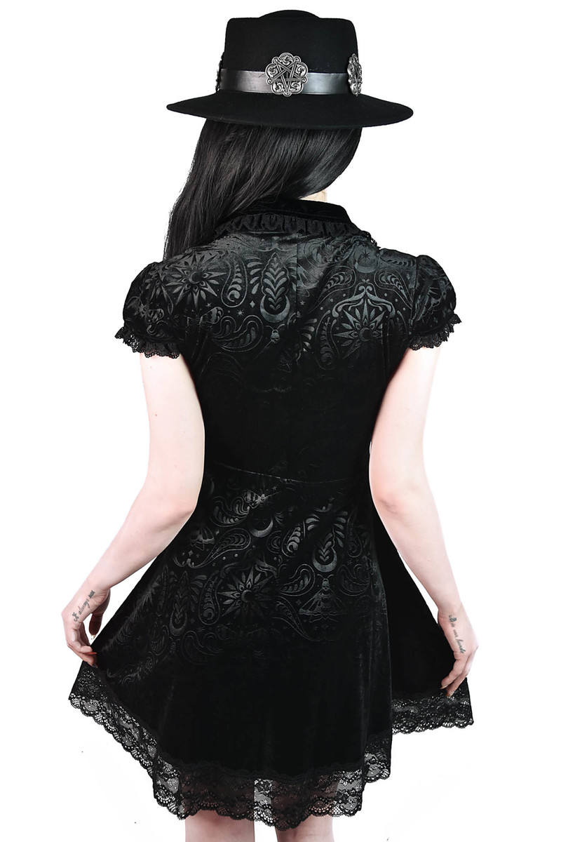 Angelyn burnout velvet hot sale dress