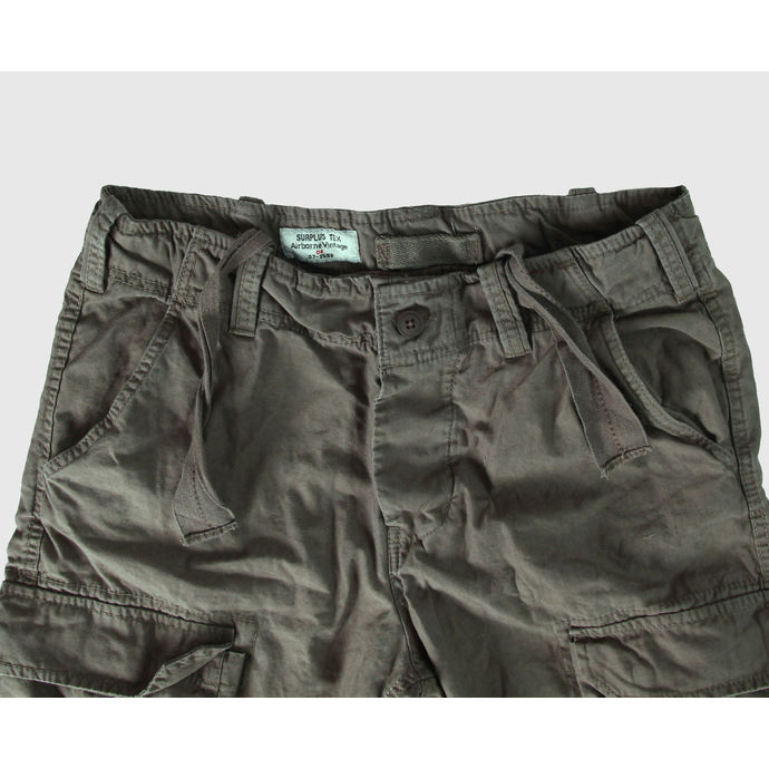 shorts men SURPLUS - Airborne Vintage - Olive Gewas
