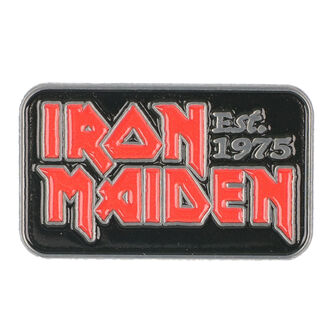 Pin Button IRON MAIDEN - EST 1975 - RAZAMATAZ - PB126