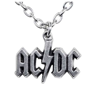 Pendant necklace ALCHEMY GOTHIC - AC / DC - Lightning Logo, ALCHEMY GOTHIC, AC-DC