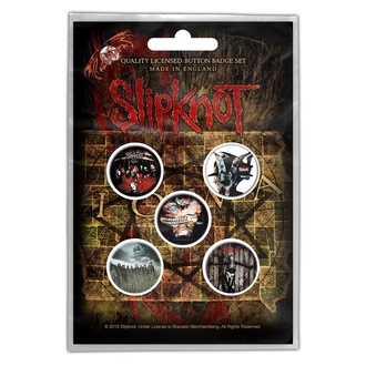 Slipknot badges - Albums, RAZAMATAZ, Slipknot