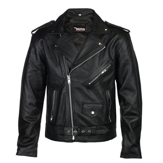 leather jacket (crooked) - BRIXTON - BRIX001