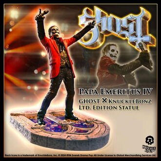 Ghost Figure - Rock Iconz - Papa Emeritus IV - KNUCKLEBONZ - KNBZ-GHOSTPAPA4RED100