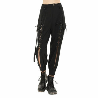 women's trousers DEVIL FASHION - Tied hollow out Women's overalls - PT181